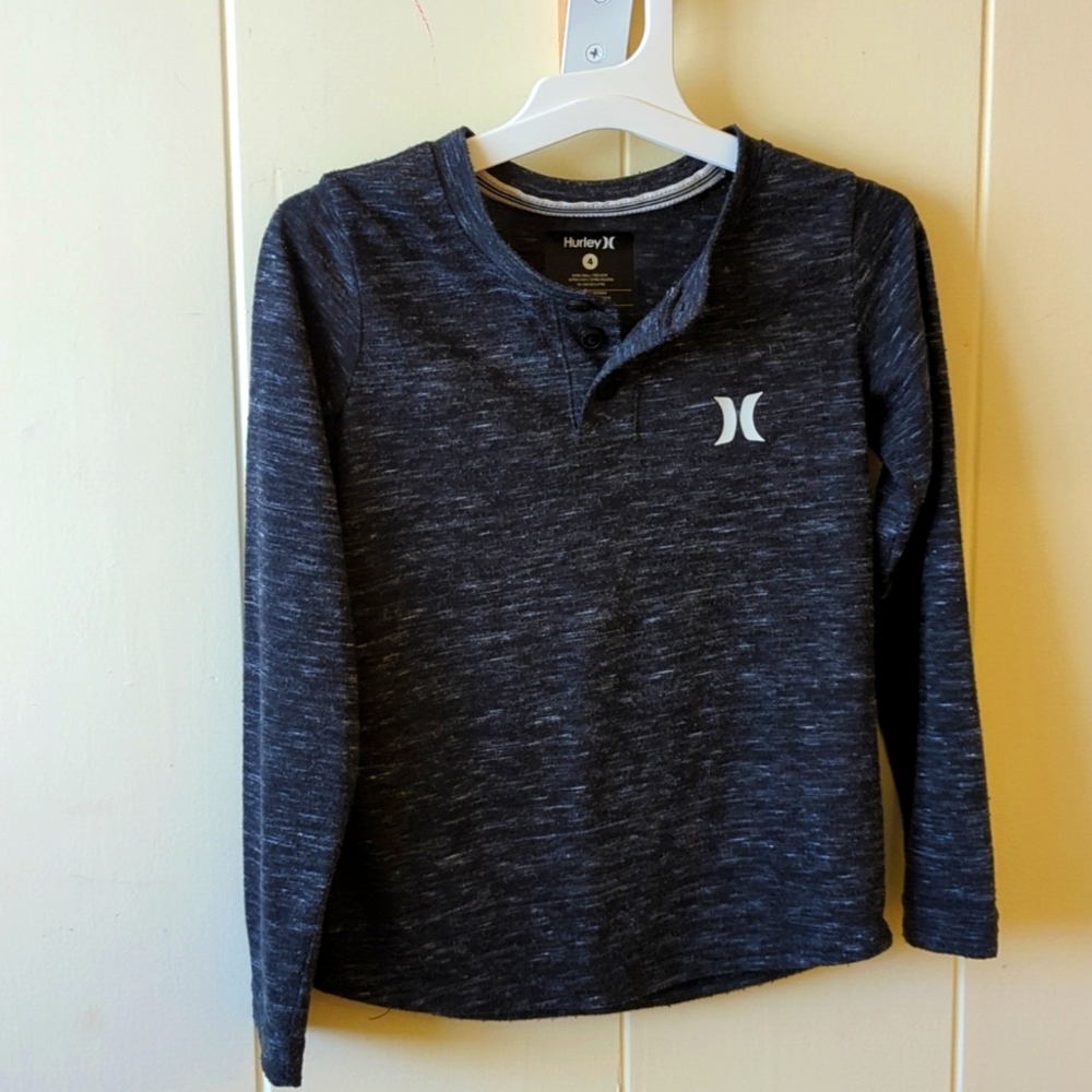 Hurley long sleeves tee shirt super soft - Size 4 / XS